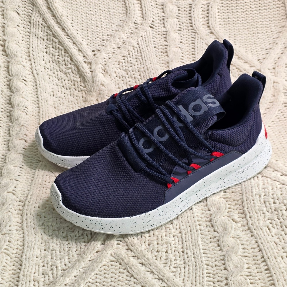 adidas Lite Racer Adapt 5.0 Navy Blue Speckled Running Shoes Mens 9 Good